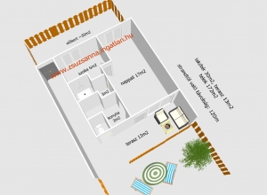 Domboriban nyaraló, a strandtól 120m-re Eladó 11